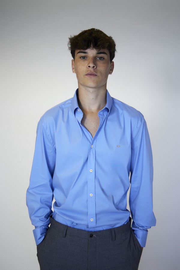 Camisa lisa button down