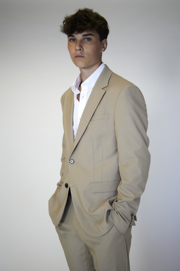 Traje liso 2 botones slim fit