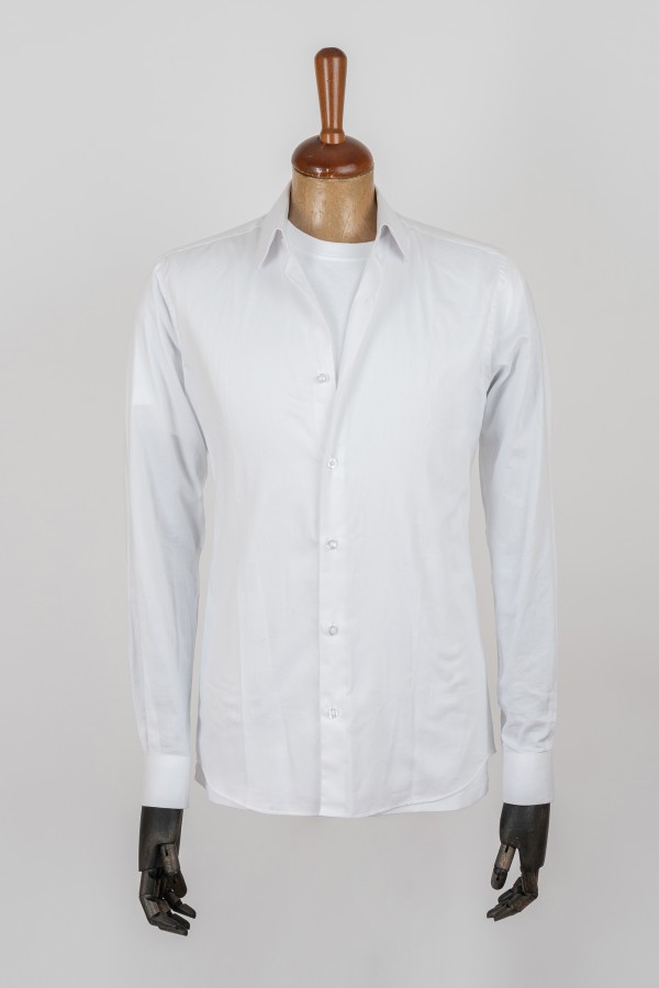 Structured cufflink dress...