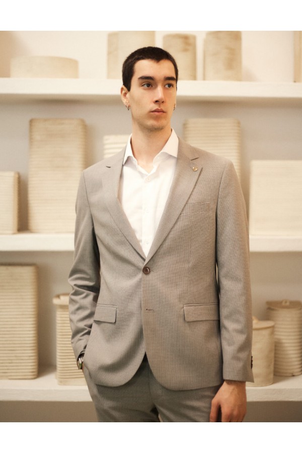 Traje micro-pata de gallo -...