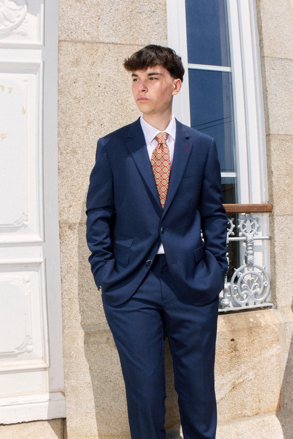 Traje stretch slim fit ojo...