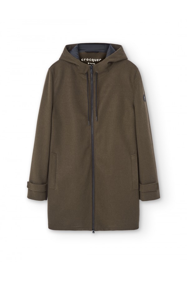 Chaquetón de paño acolchado...