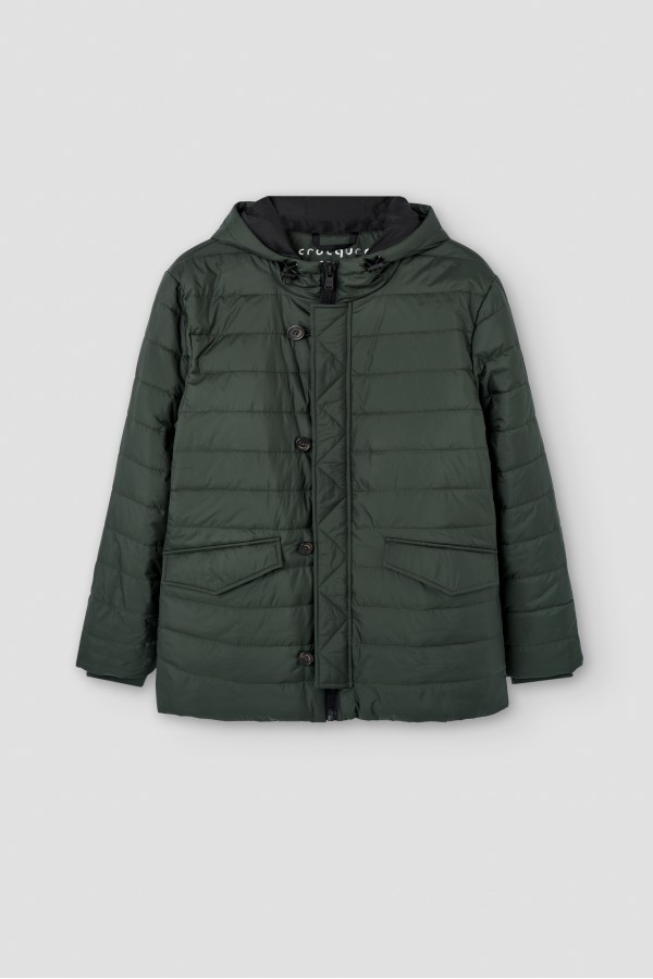 Parka ultraligera con capucha