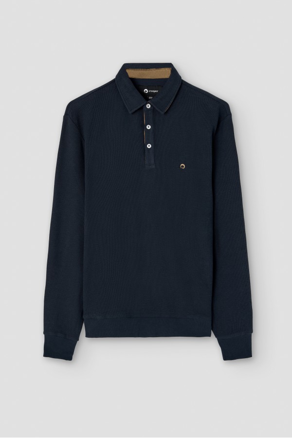 Jersey estructura cuello polo