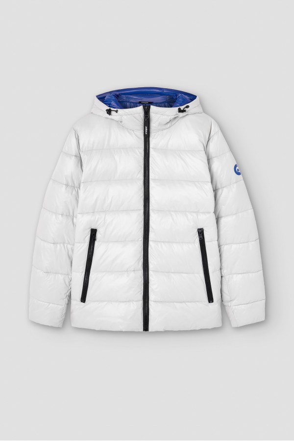 Short quilted windbreaker...