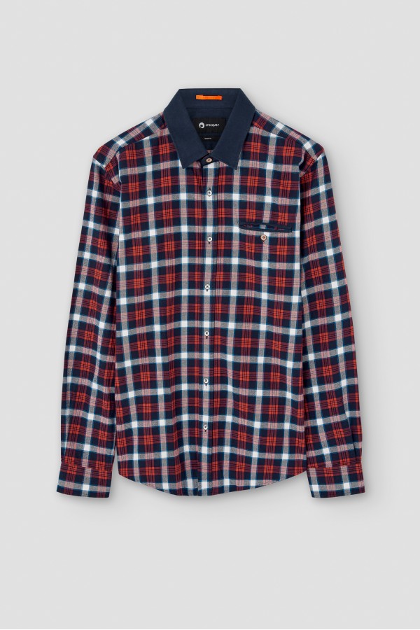 Checked shirt with...