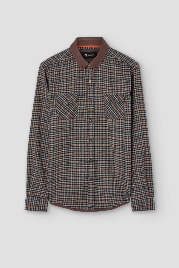 Camisa button down cuello a...