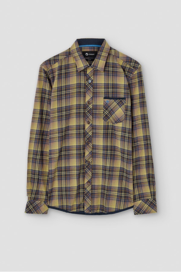 Checked shirt with...