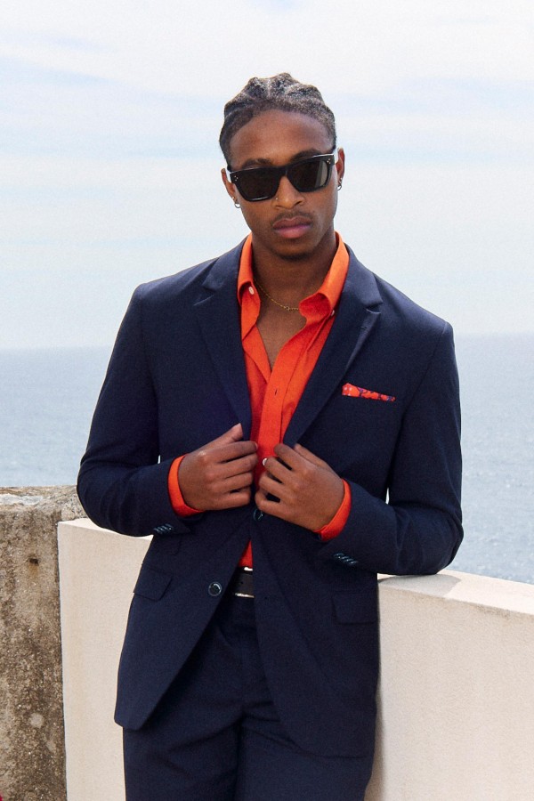 Stretch slim fit eco suit